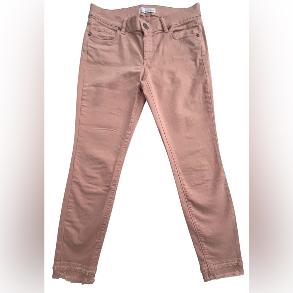 LOFT Women's Blush Modern Skinny Skinny Jeans, Size 26/2